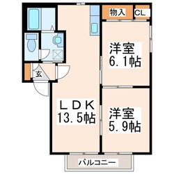 フレンドリー城南の物件間取画像